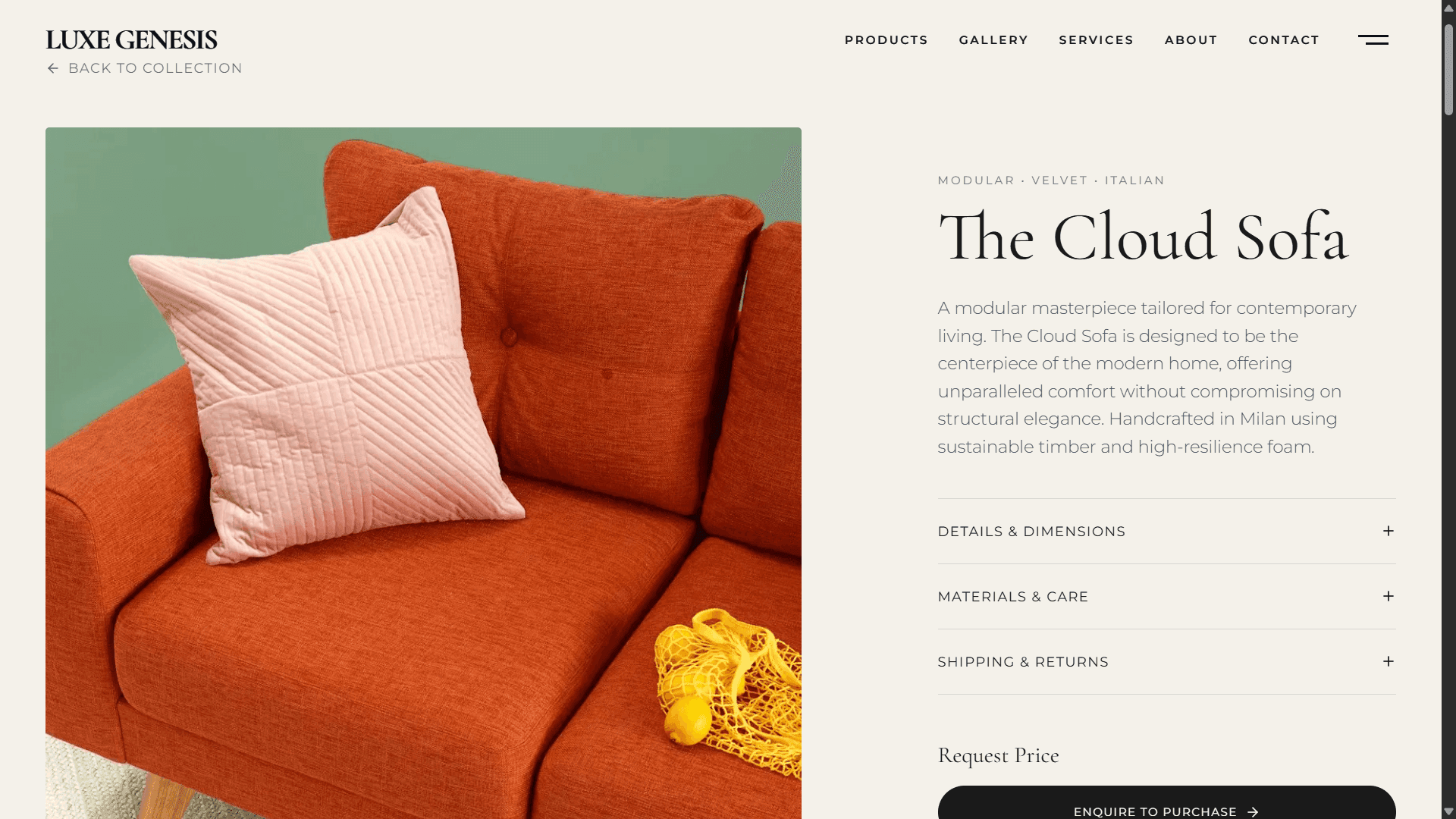 Web mockup 5
