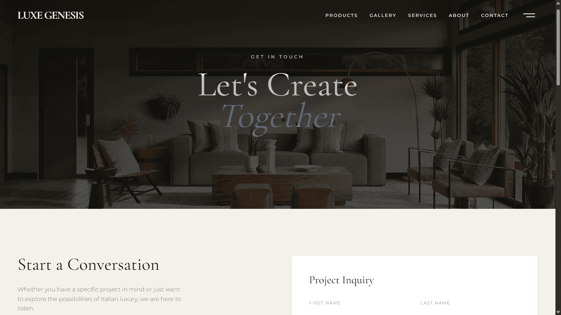 Web mockup 7