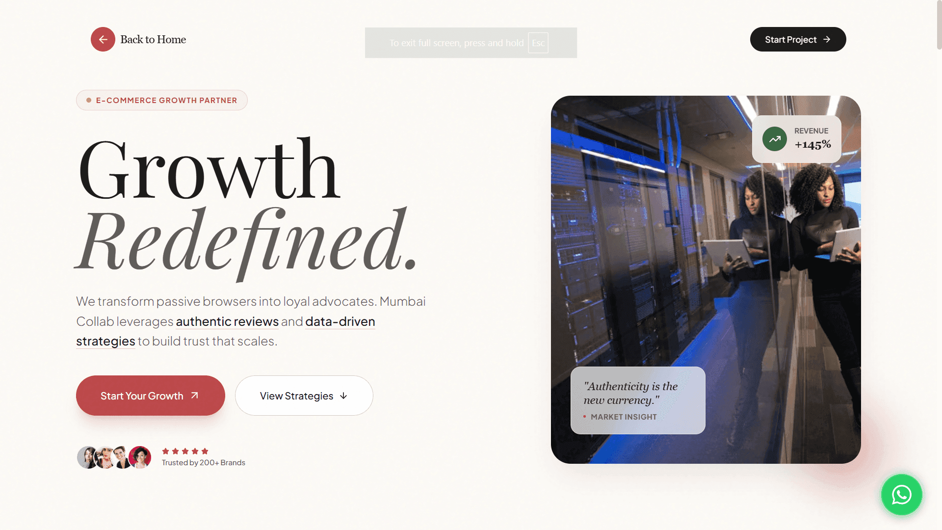 Web mockup 3