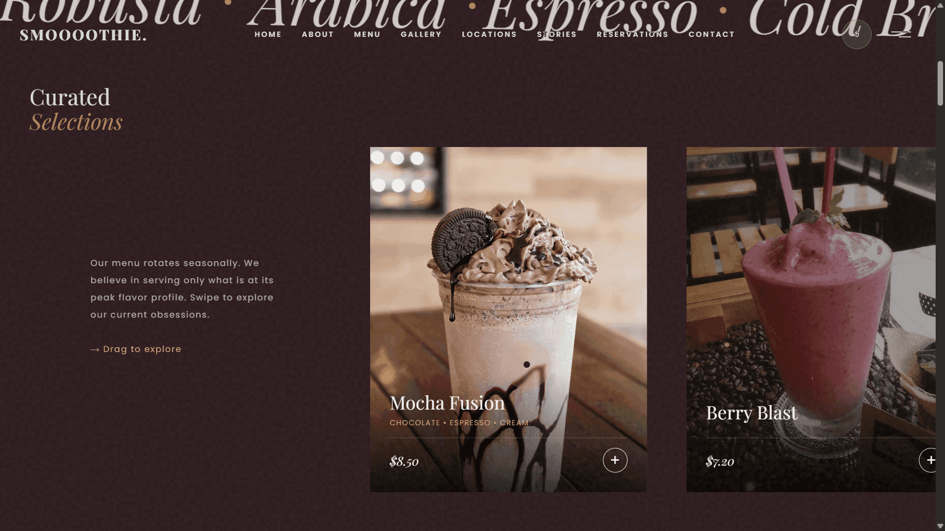 Web mockup 2