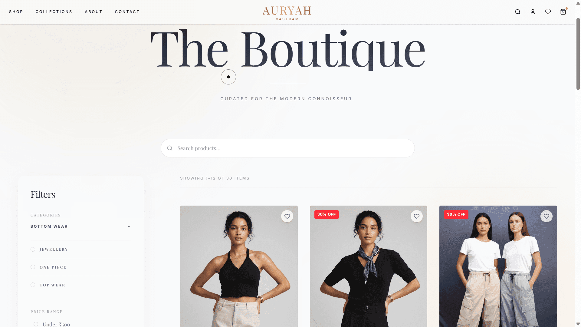 Web mockup 2