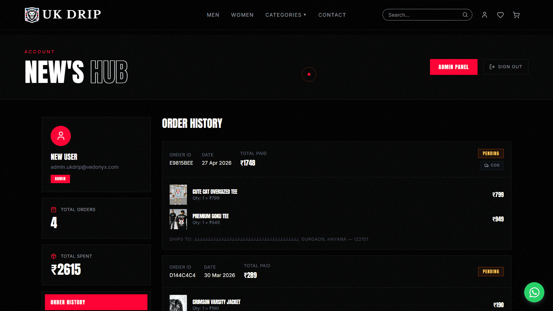 Web mockup 5