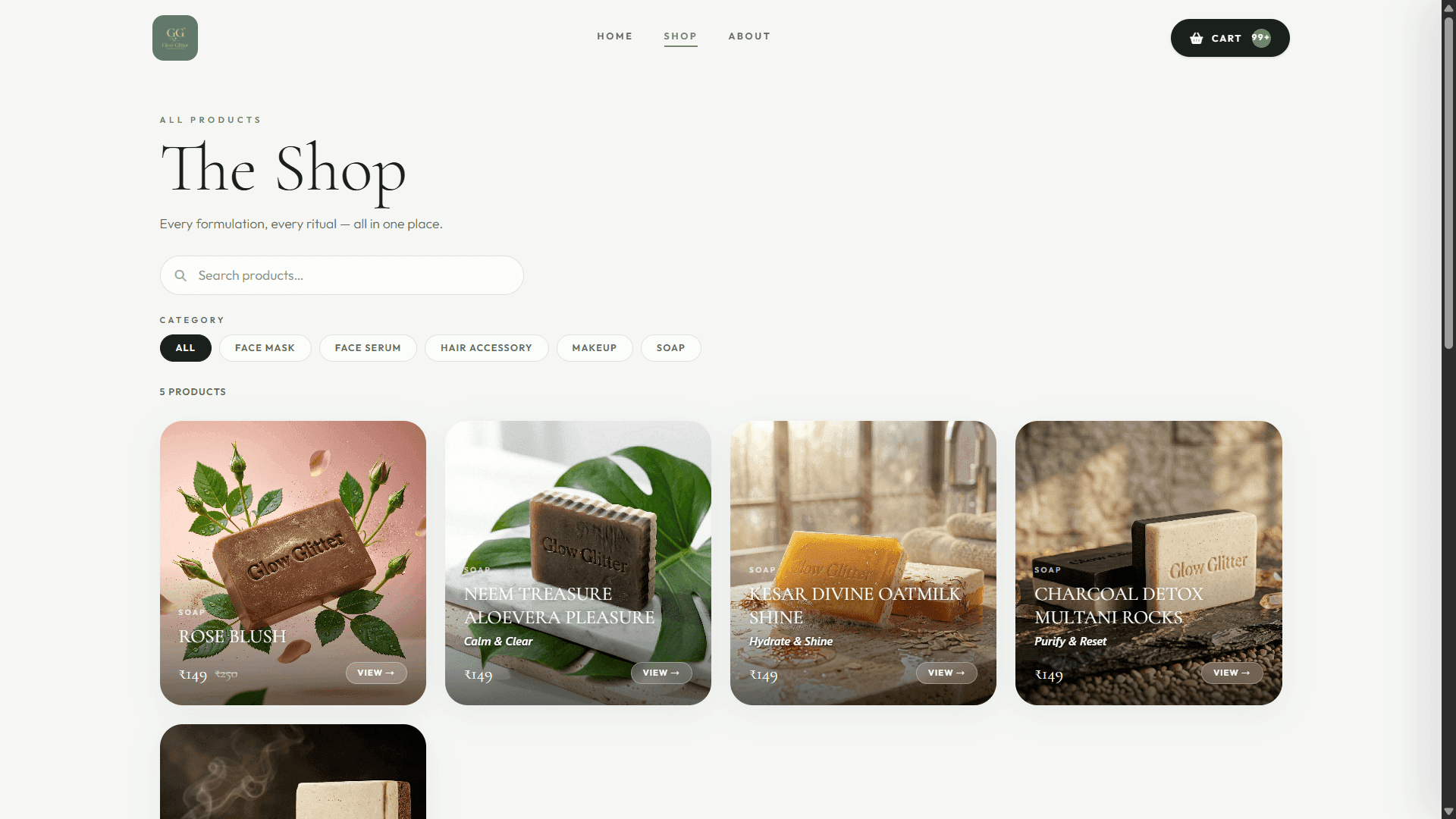 Web mockup 3