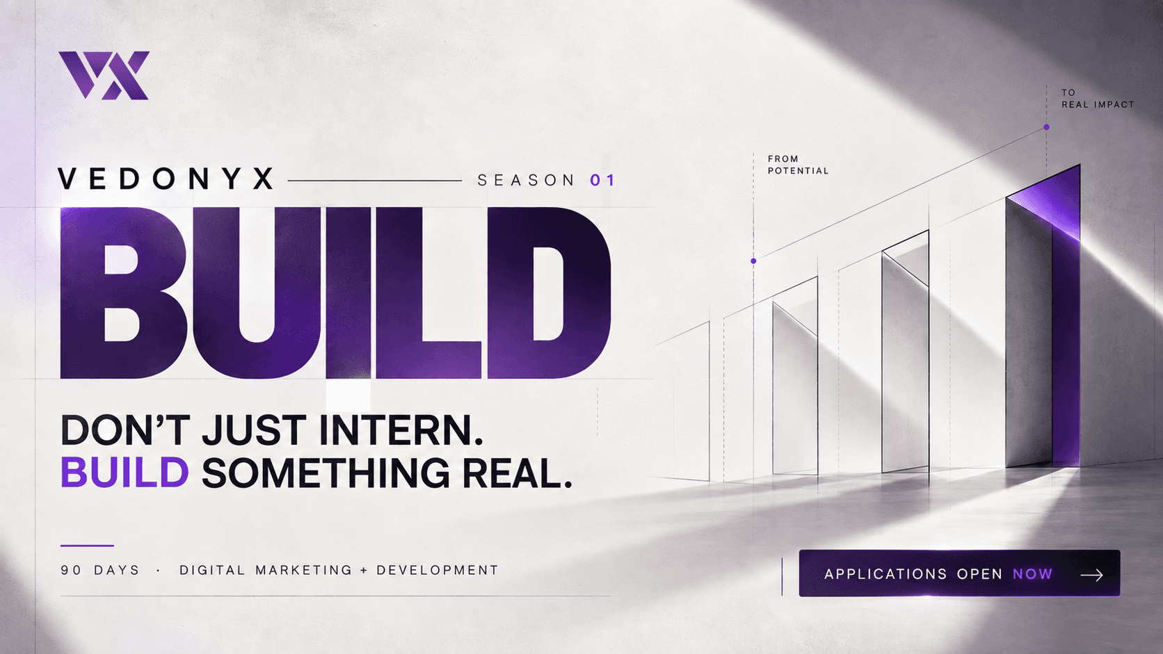 Vedonyx Build — Internship Program